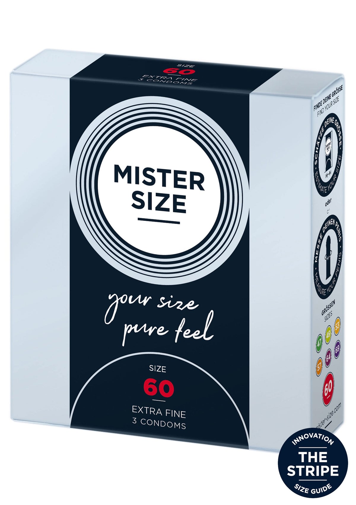 Mister Size 60mm Condoms 3pcs