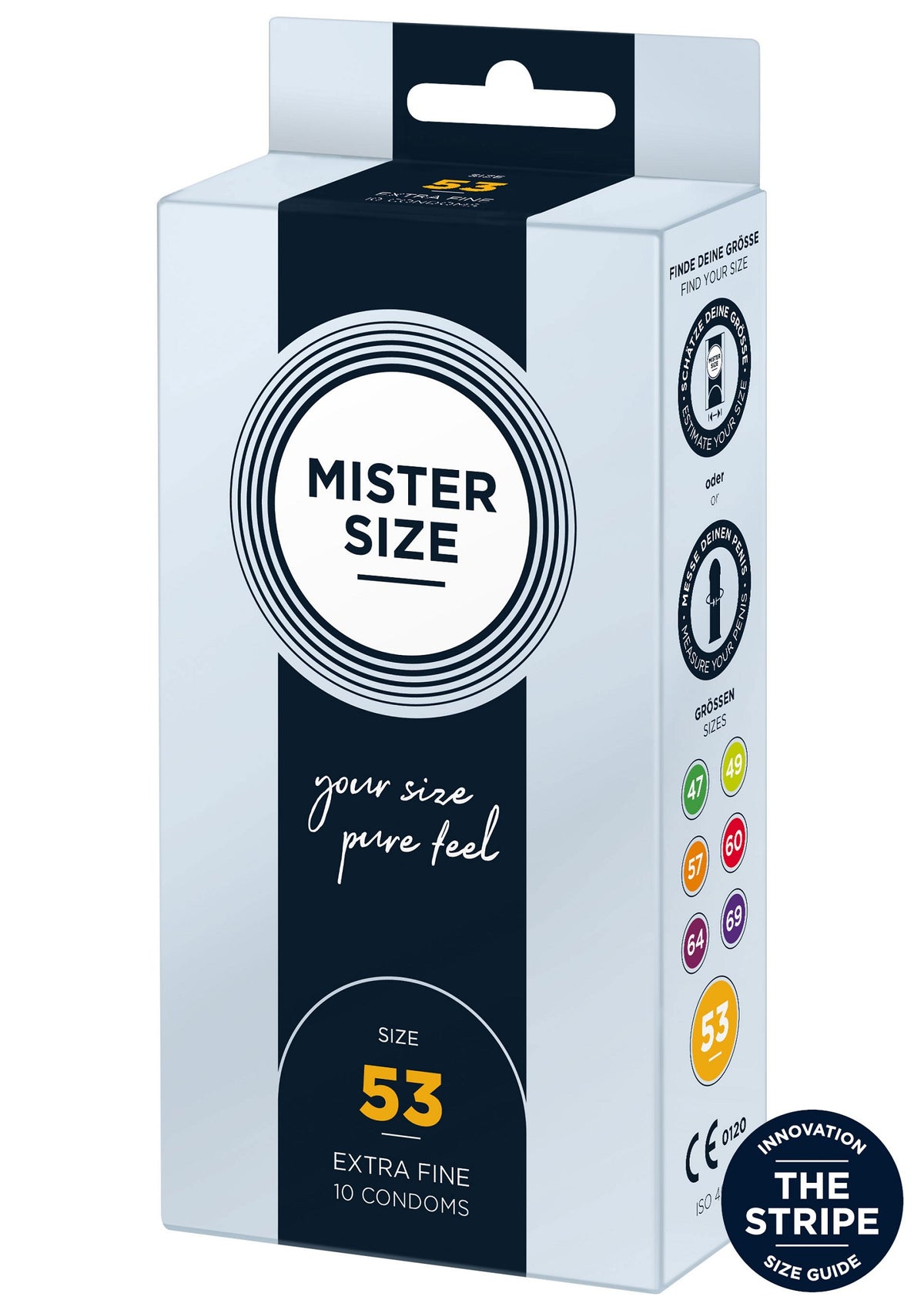 Mister Size 53mm Condoms 10pcs