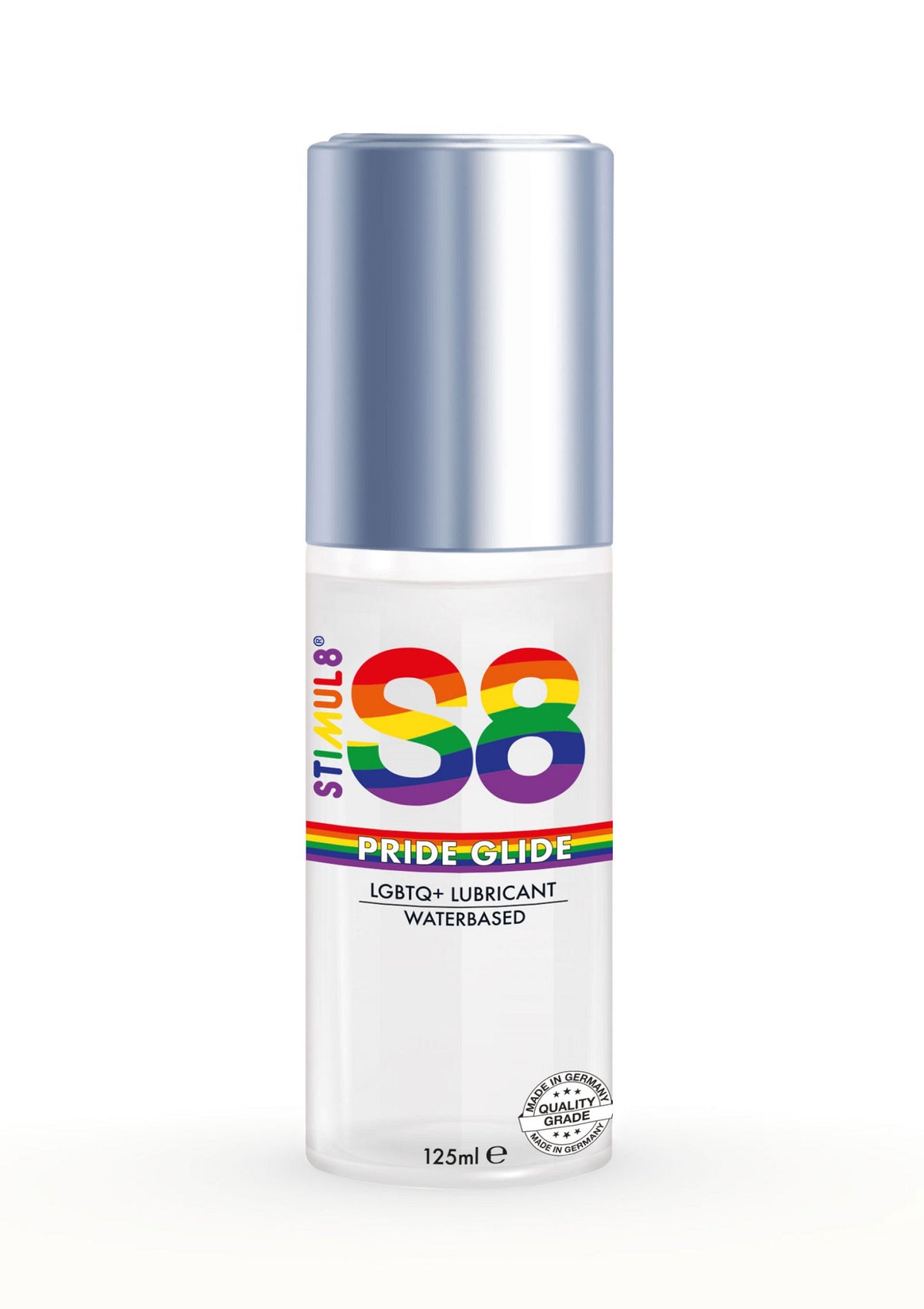 S8 Waterbased Pride Glide Lube 125ml