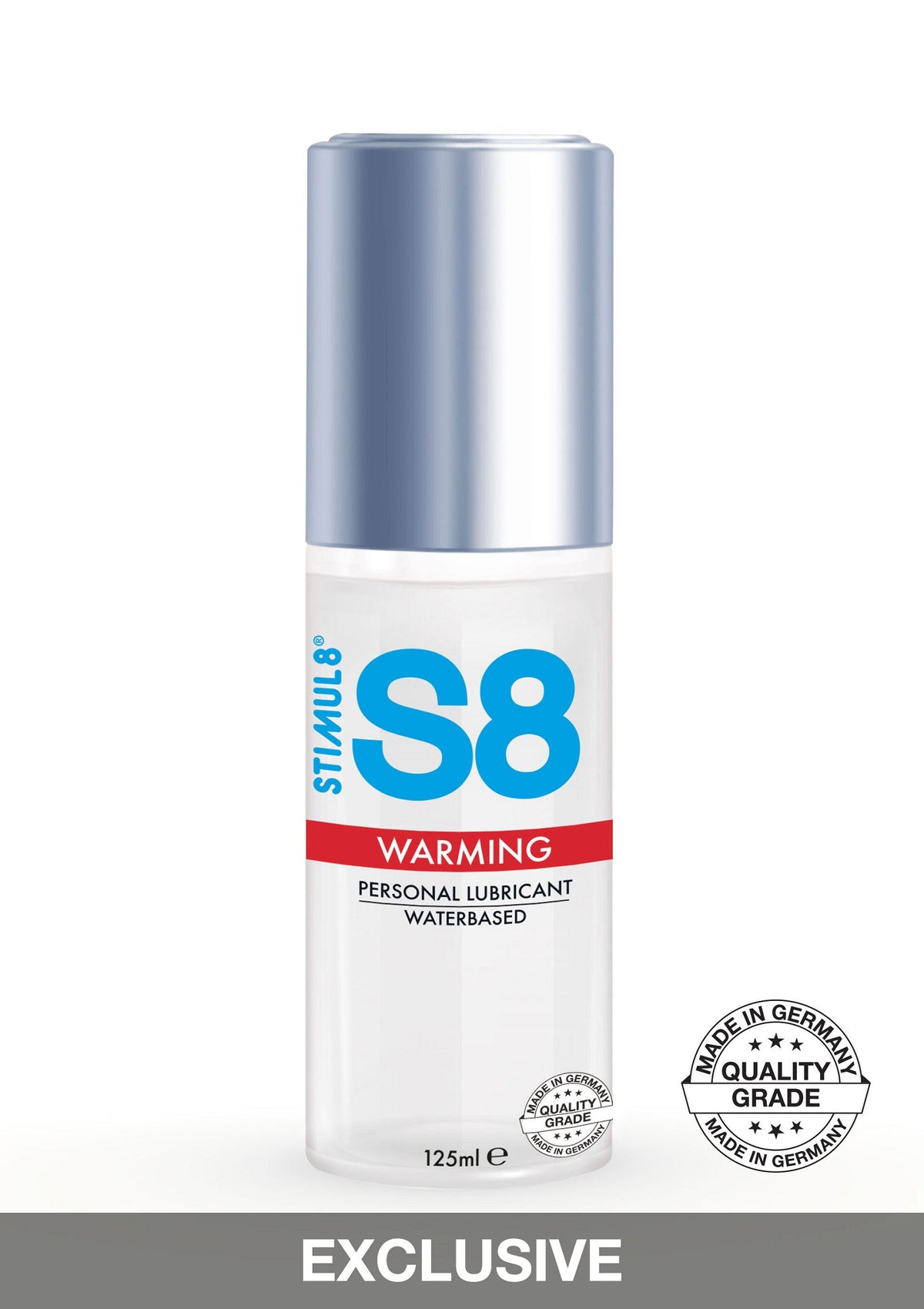 S8 Waterbased Warming Lube 125ml