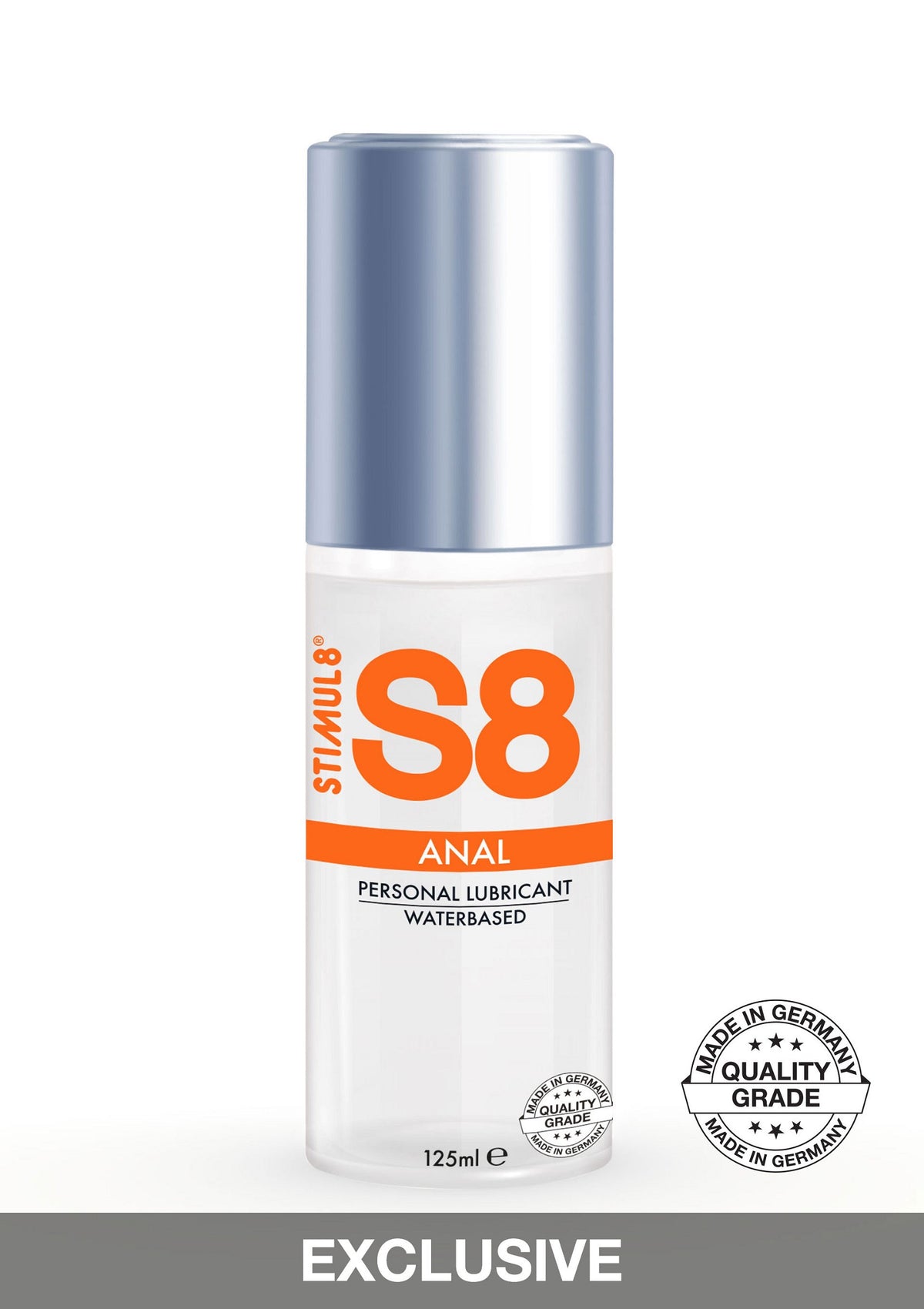 S8 Waterbased Anal Lube 125ml