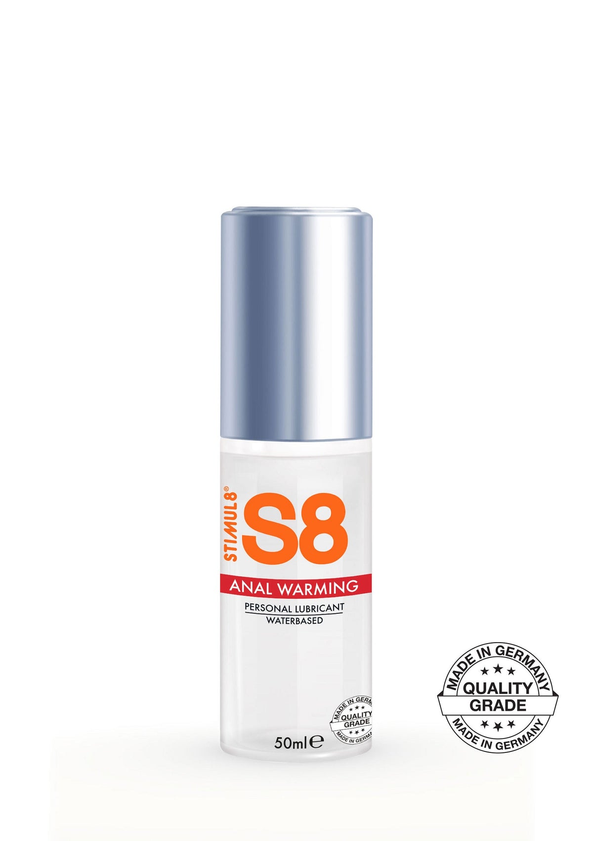 S8 Waterbased Warming Anal Lube 50ml