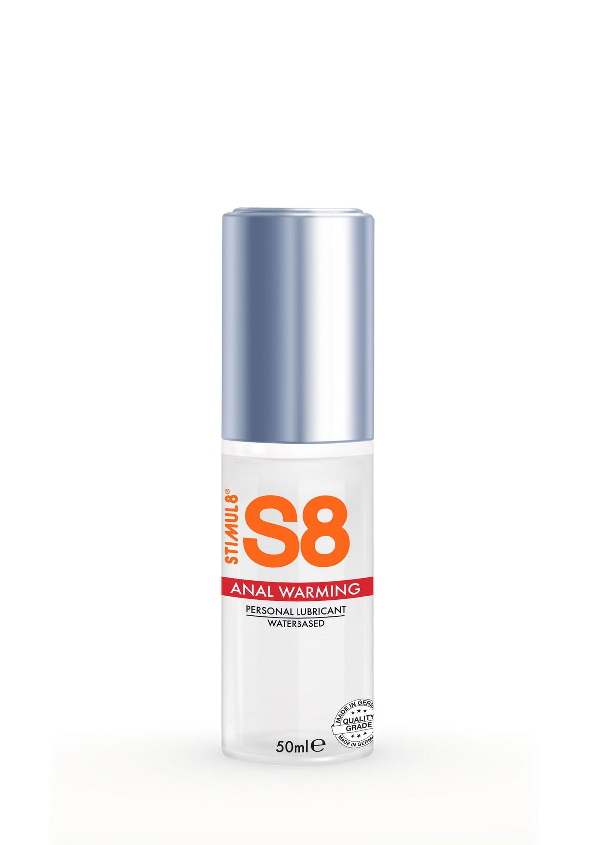 S8 Waterbased Warming Anal Lube 50ml