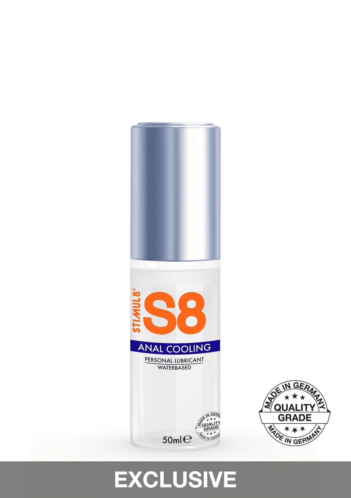 S8 Waterbased Cooling Anal Lube 50ml