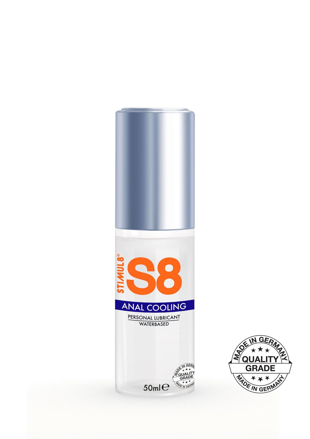 S8 Waterbased Cooling Anal Lube 50ml