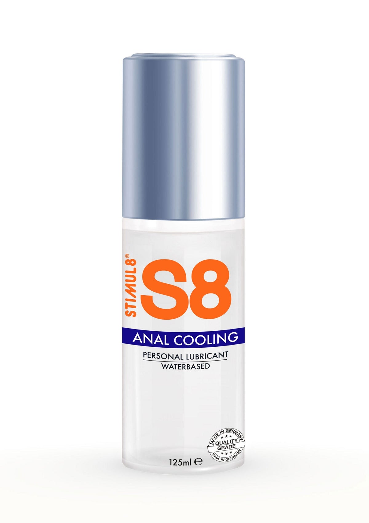 S8 Waterbased Cooling Anal Lube 125ml