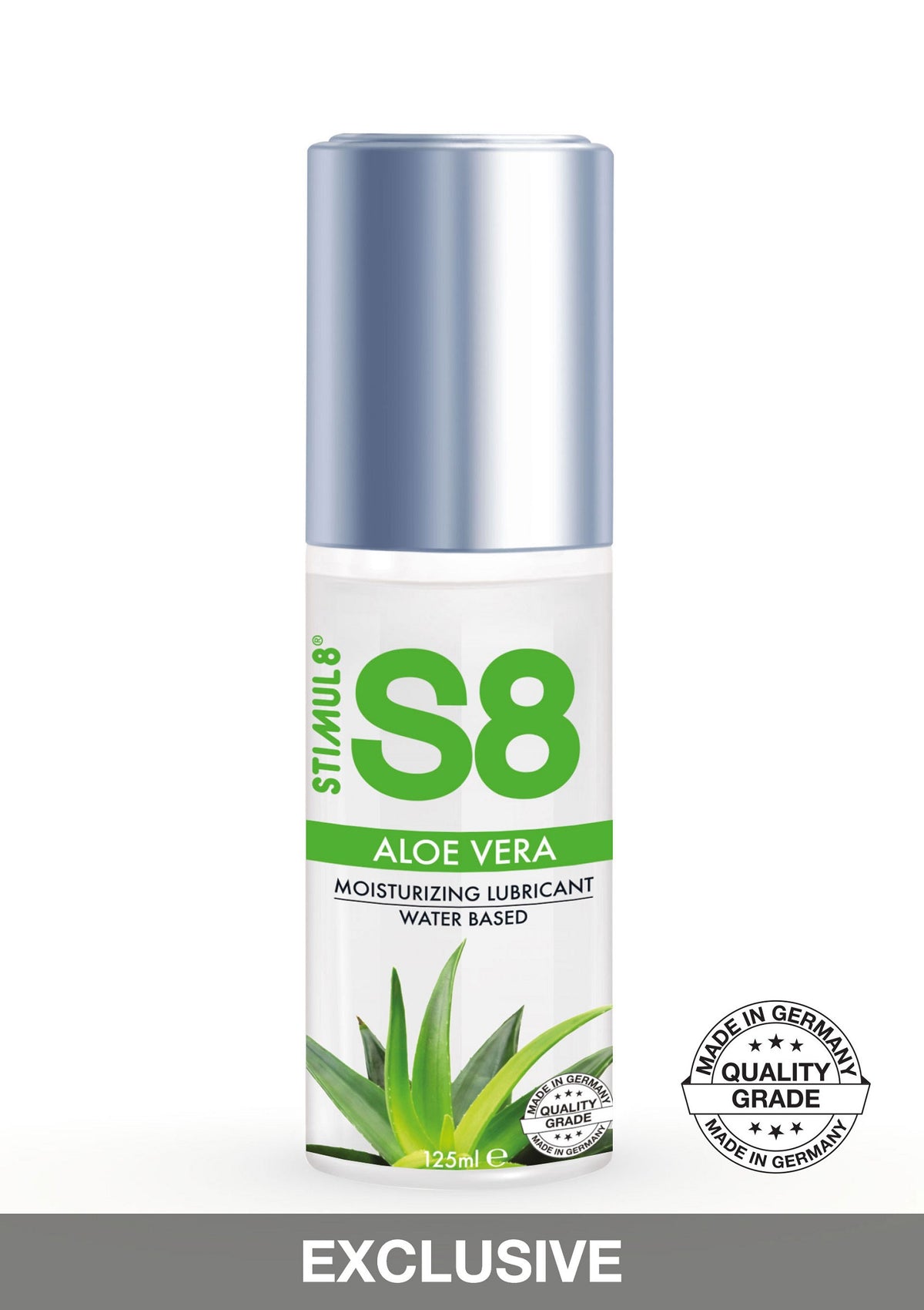 S8 Waterbased Aloe Vera Lube 125ml