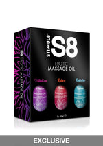 S8 Massage Oil Box 3x 50ml