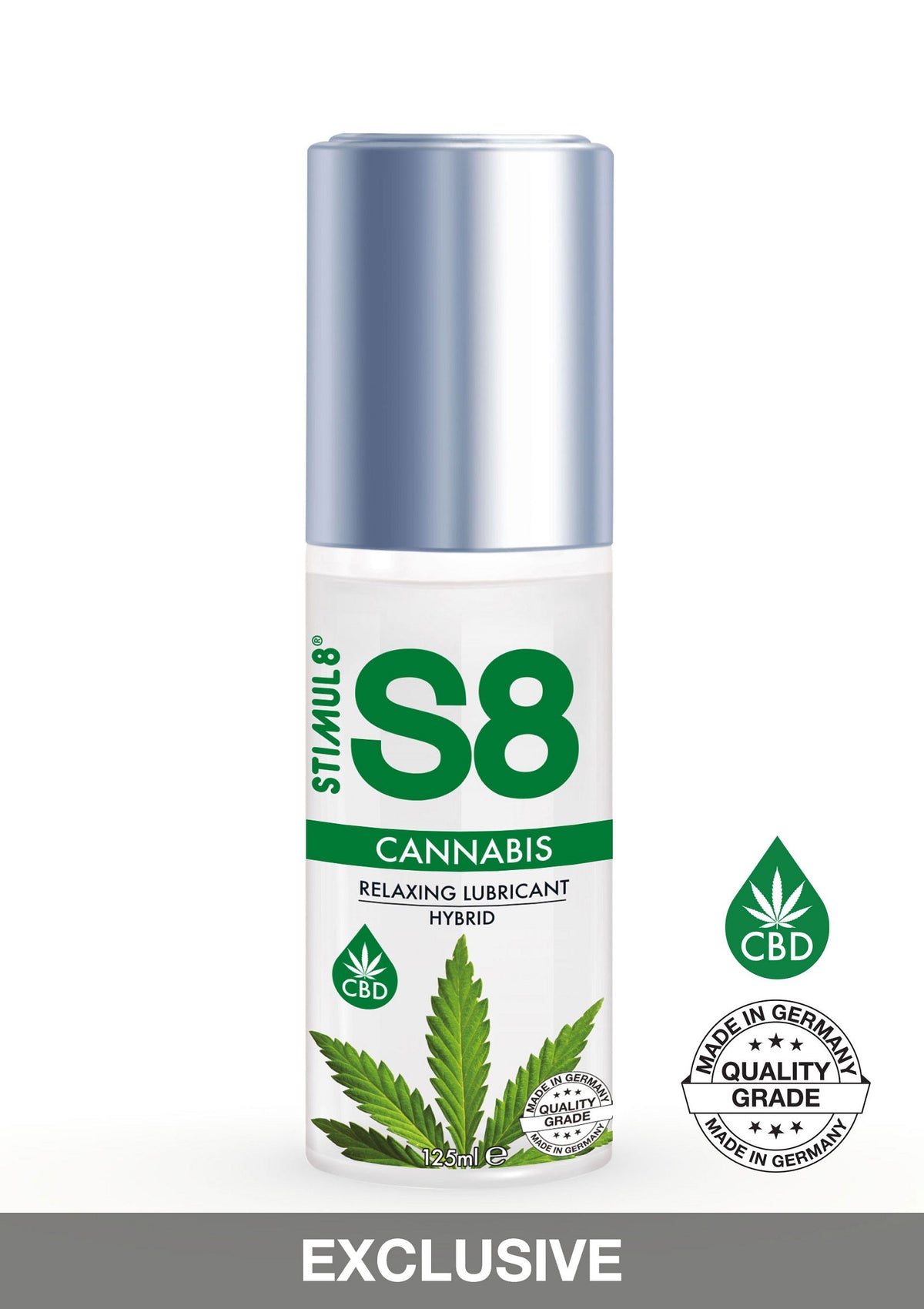 S8 Hybrid Cannabis Lube 125ml