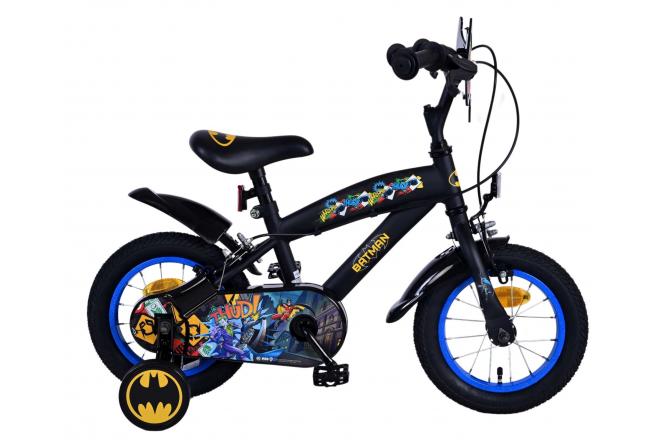 Batman Kinderfiets - Jongens - 12 inch - Zwart - Twee handremmen