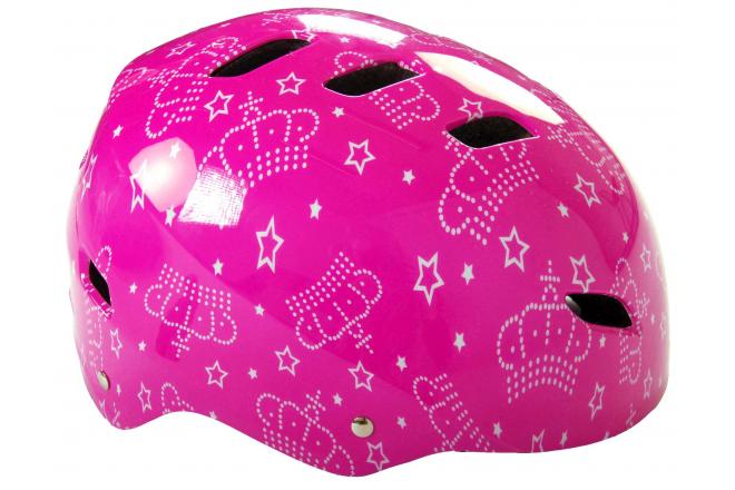 Volare Fiets/Skatehelm - Roze - 55-57 cm