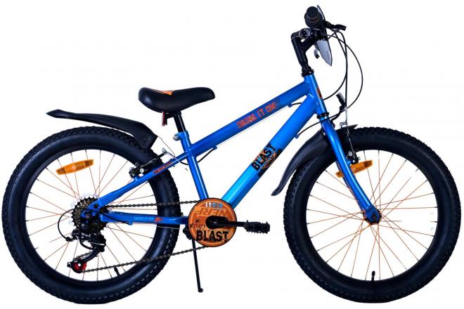 NERF Kinderfiets - Jongens - 20 inch - Satijn Blauw - 2 Handremmen