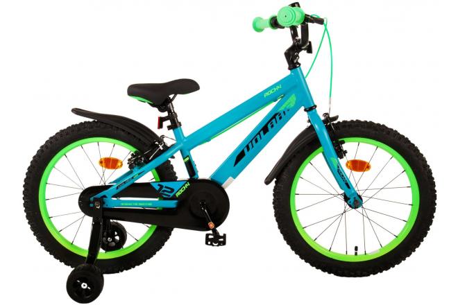 Volare Rocky Kinderfiets - Jongens - 18 inch - Groen - Twee handremmen