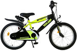 Volare Sportivo Kinderfiets - Jongens - 18 inch - Neon Geel Zwart - Twee Handremmen