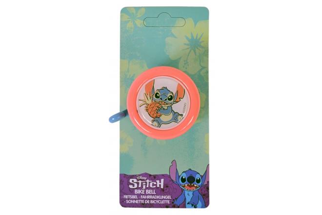 Disney Stitch Fietsbel - Roze / Koraal Blauw