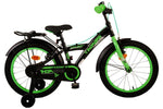 Volare Thombike Kinderfiets - Jongens - 18 inch - Zwart Groen - Twee handremmen