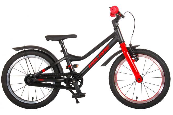 Volare Blaster Kinderfiets - Jongens - 16 inch- Zwart/Rood - Prime Collection