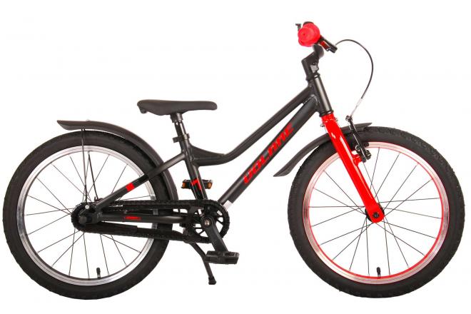 Volare Blaster Kinderfiets - Jongens - 18 inch- Zwart Rood - Prime Collection