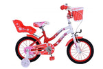 Volare Lovely Kinderfiets - Meisjes - 14 inch - Rood Wit